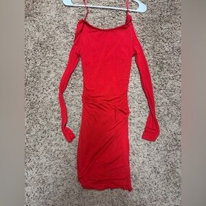 GUESS Red Bodycon Dress